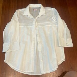 Gretchen Scott White Buttondown